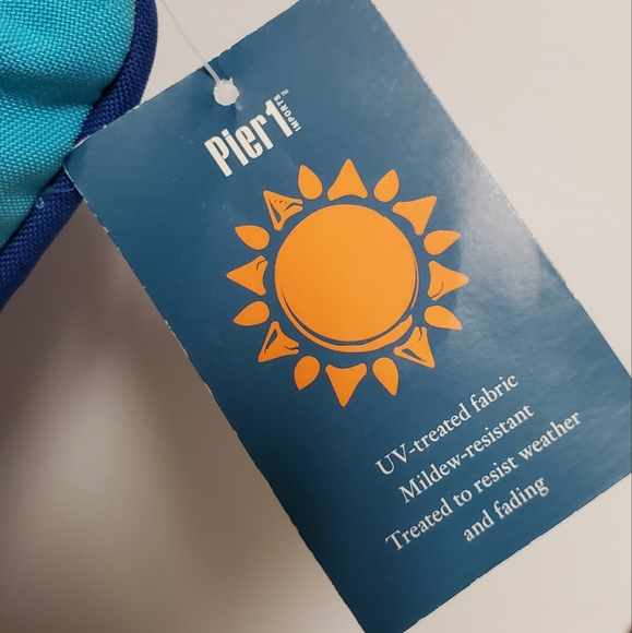 Pier 1 Imports Blue Tang Fish Accent Pillow - Picture 11 of 11